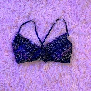Padded mandala bikini top. Size medium.